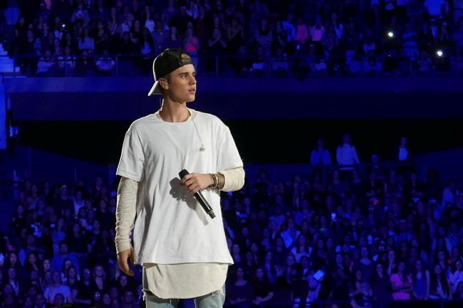 Justin Bieber has 8 No. 1 hits in his career