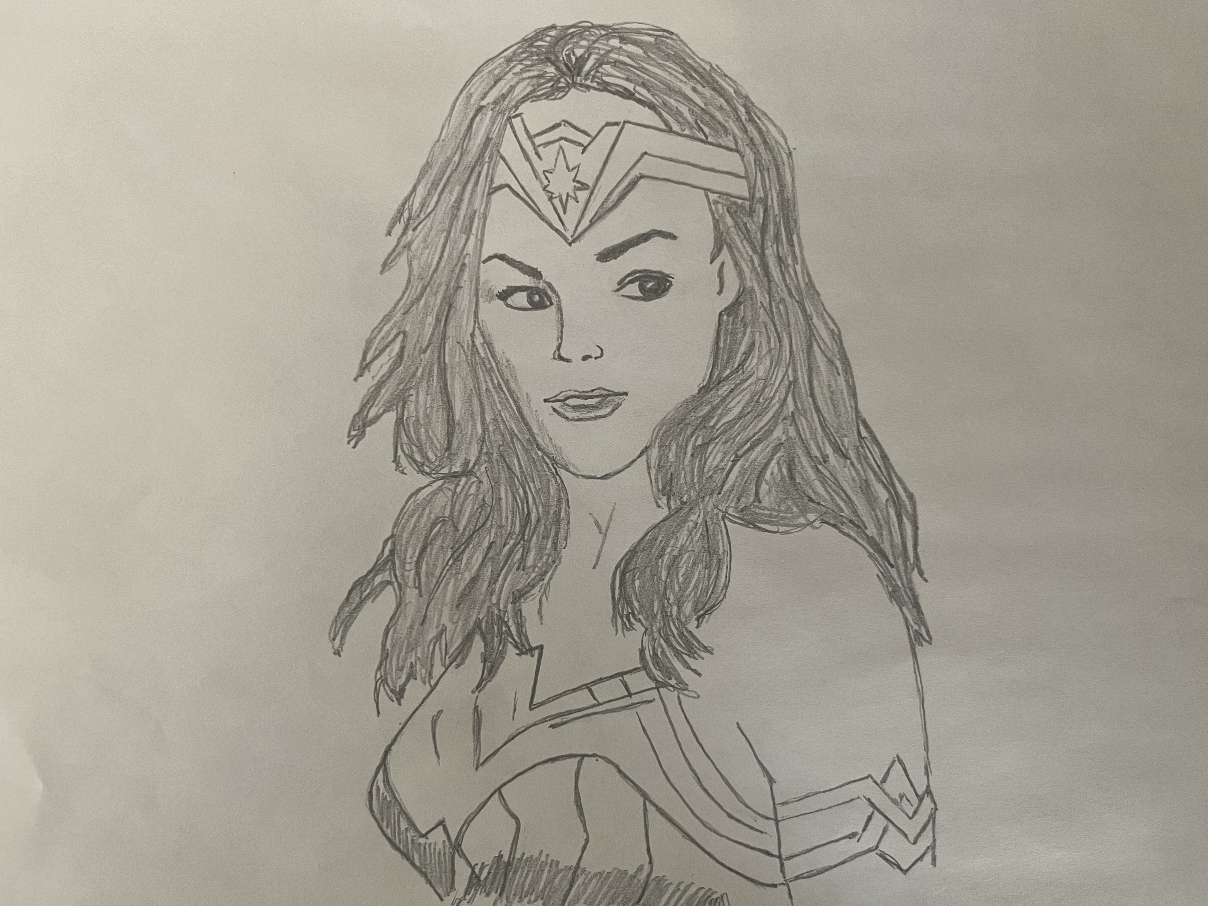 Wonder Woman Drawing